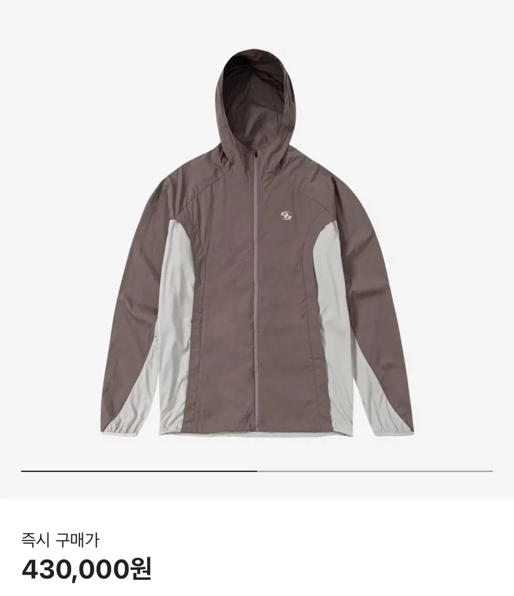 산산기어 22fw 알파 자켓 브라운 바람막이 새상품급 판매